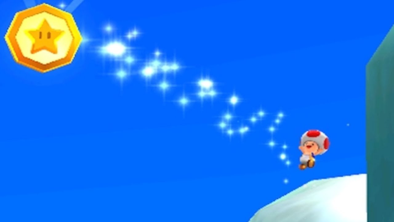 Super Mario 3D Land but I dash through 1-3 and 1-4