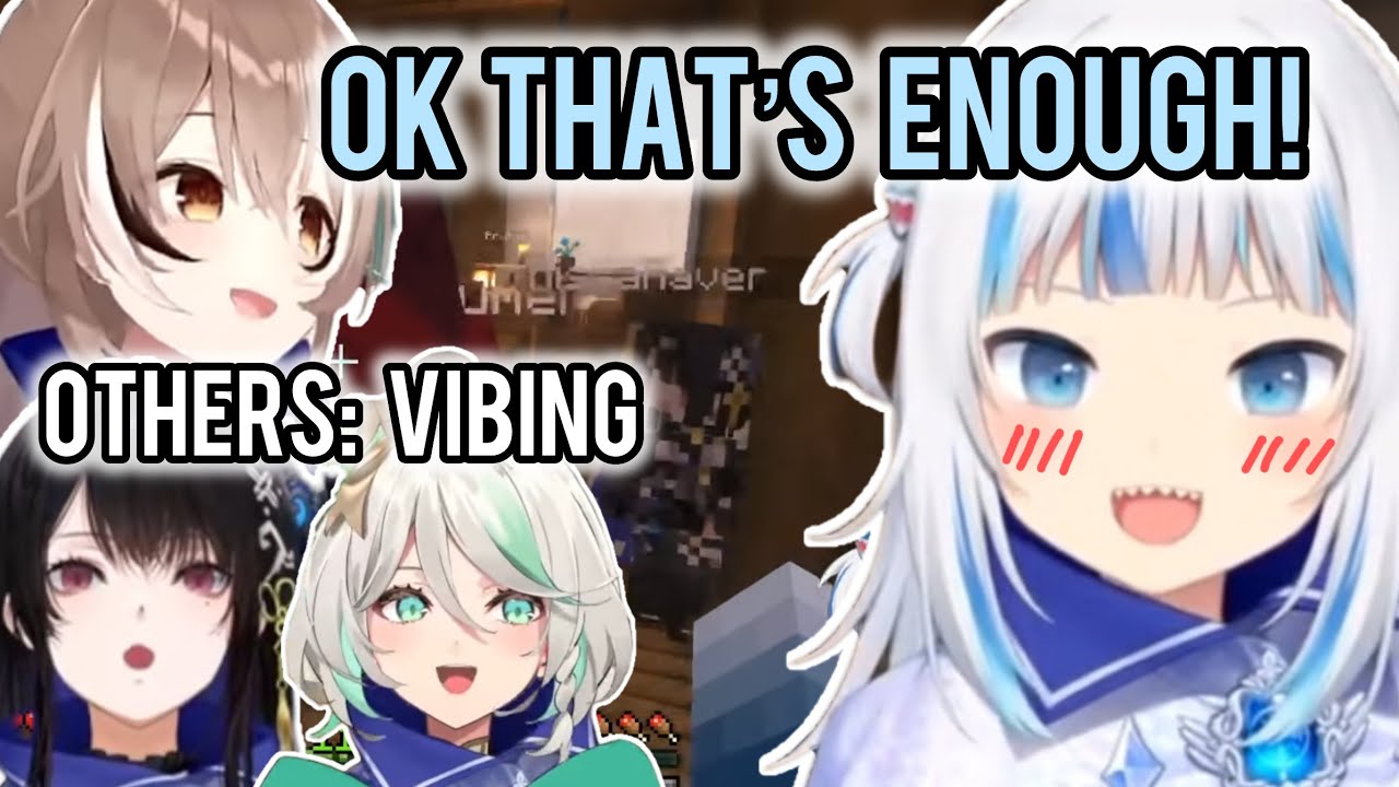Gura is too EMBARRASSED to listen to her ORIGINAL SONG in ENigmatic Recollection | Hololive