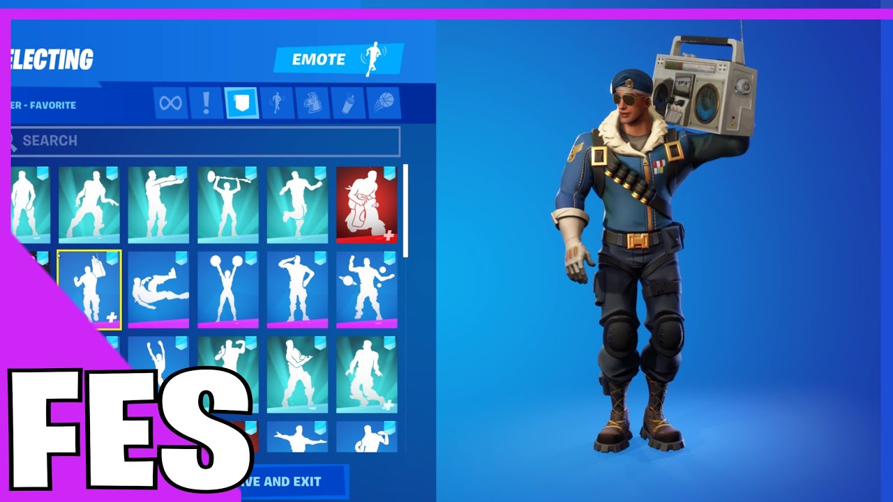 Fortnite Royal Bomber Skin  With all my Fortnite Dances & Emotes!