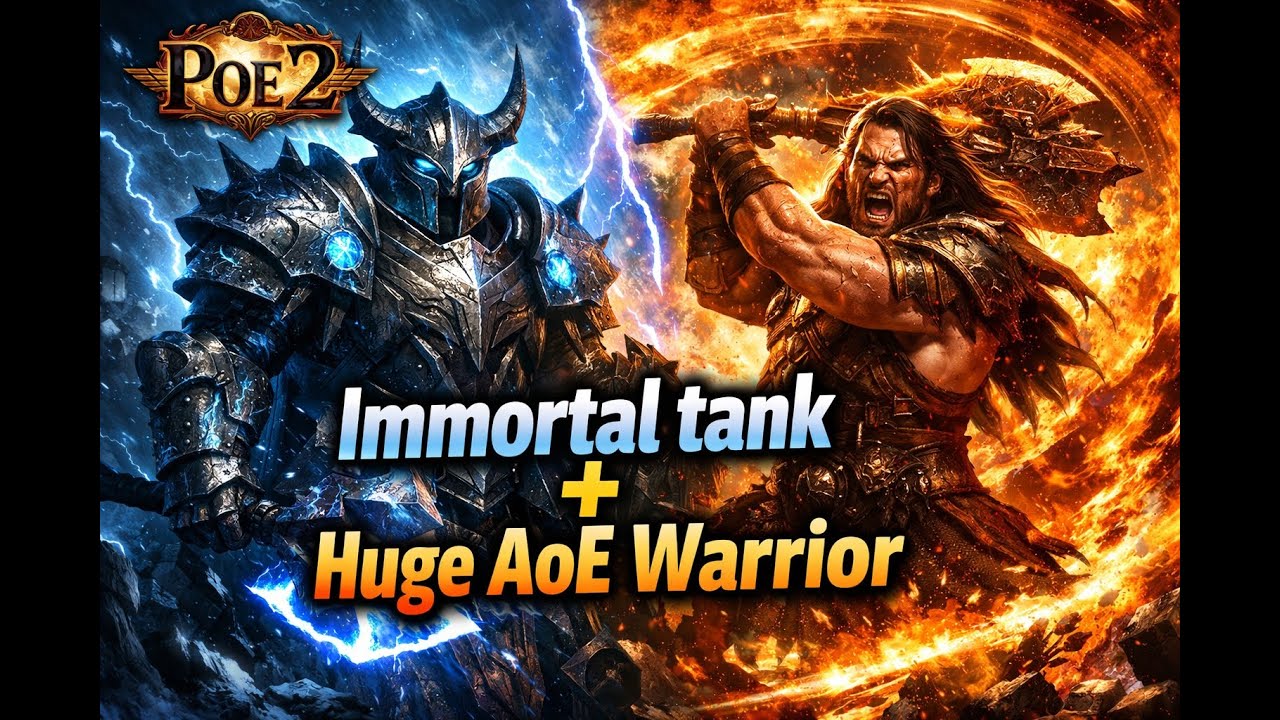 Giga tank AoE. Koszt 10 divines. Wojownik - Smith of kitava. Poe2 0.4. Świetny starter na nową ligę.