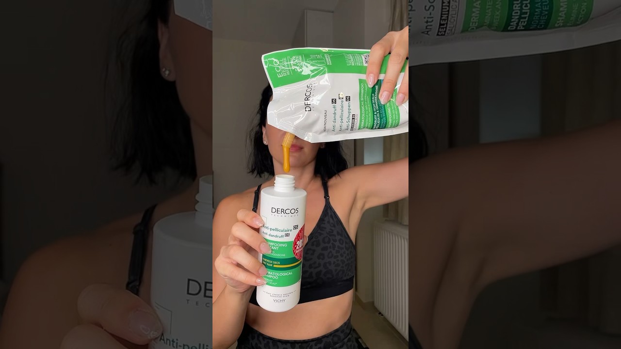 #dandruff #shampoo #dercos #vichy #skincare