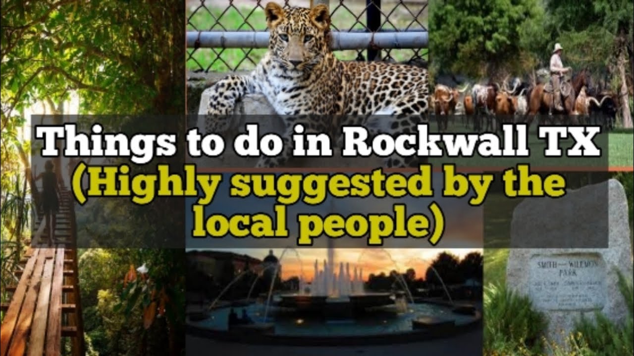 Highly recommended things to do in Rockwall Texas (only locals know 🤫)