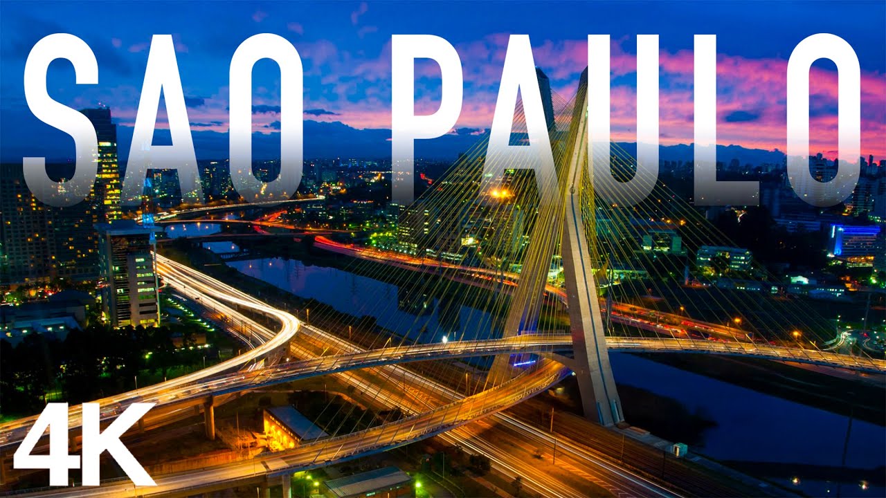 Sao Paulo 4K Drone Views | Breathtaking Aerial Shots of Brazil’s Largest City | Cinematic Music