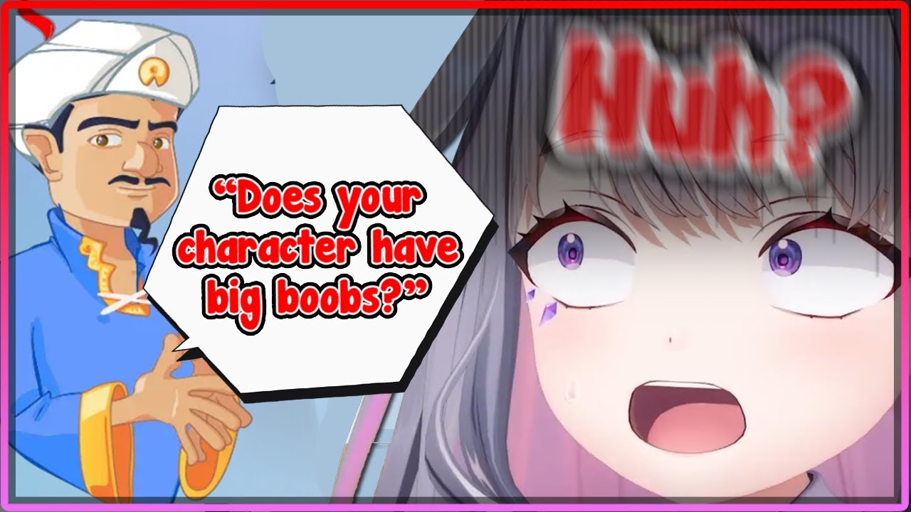 [ENG SUB/Hololive] Biboo trying to play Akinator but it keep making sus questions