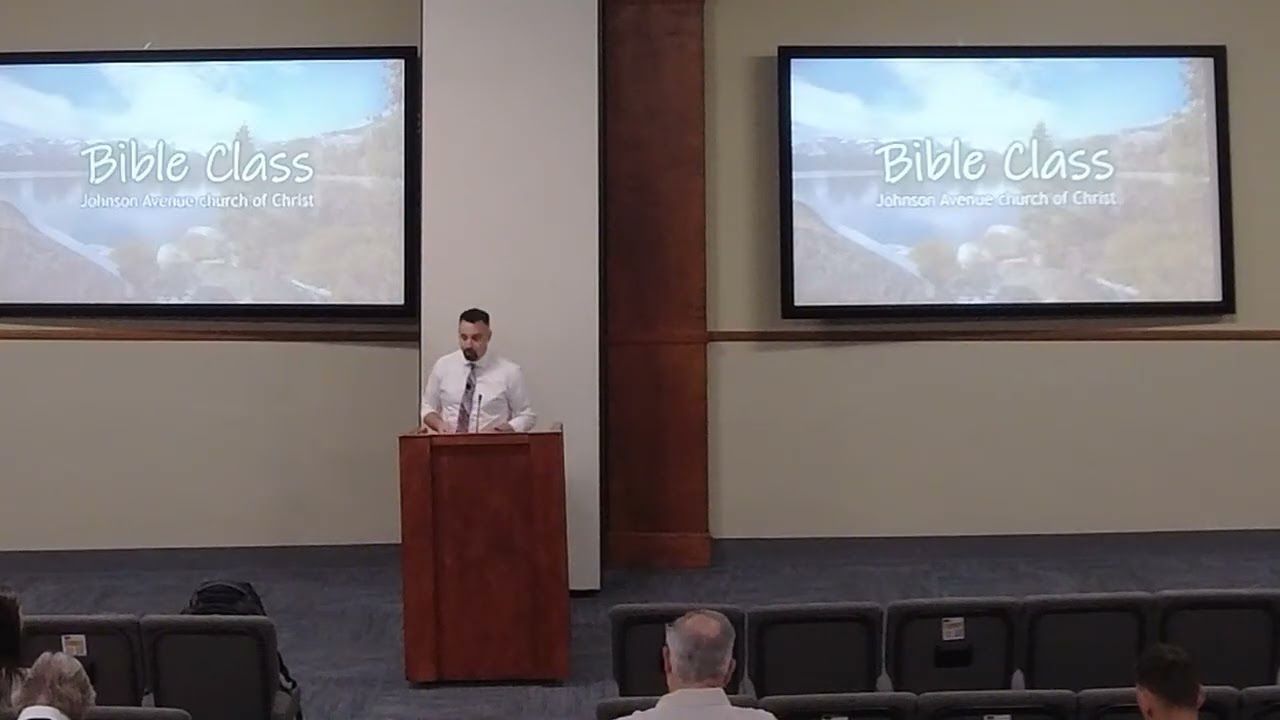 01/11/26 - Sunday Morning Bible Class