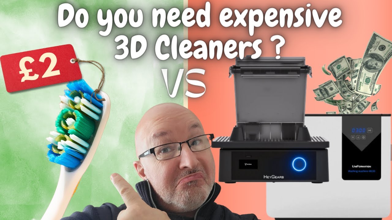 Clean Your Resin 3D Prints -  Cheap Vs Expensive Cleaners