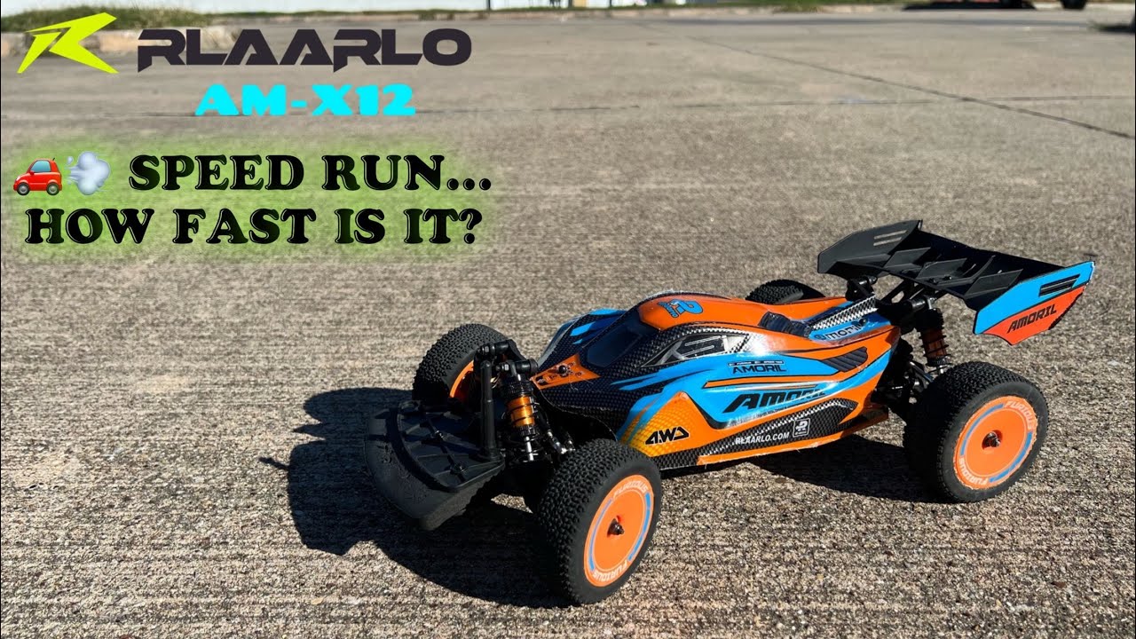 RLAARLO AM-X12 3S SPEED RUN HOW FAST IS IT? #rc #speedrun #rccar #rlaarlo