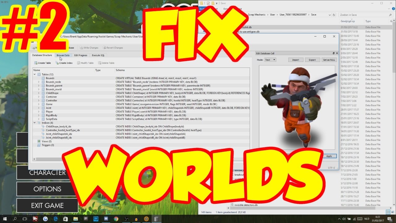 How to fix : Corrupt Worlds - #2 removing laggy stuff - Scrap Mechanic
