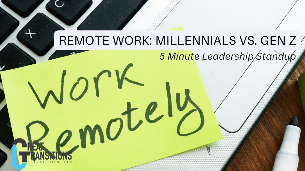 Remote Work: Millennials vs. Gen Z