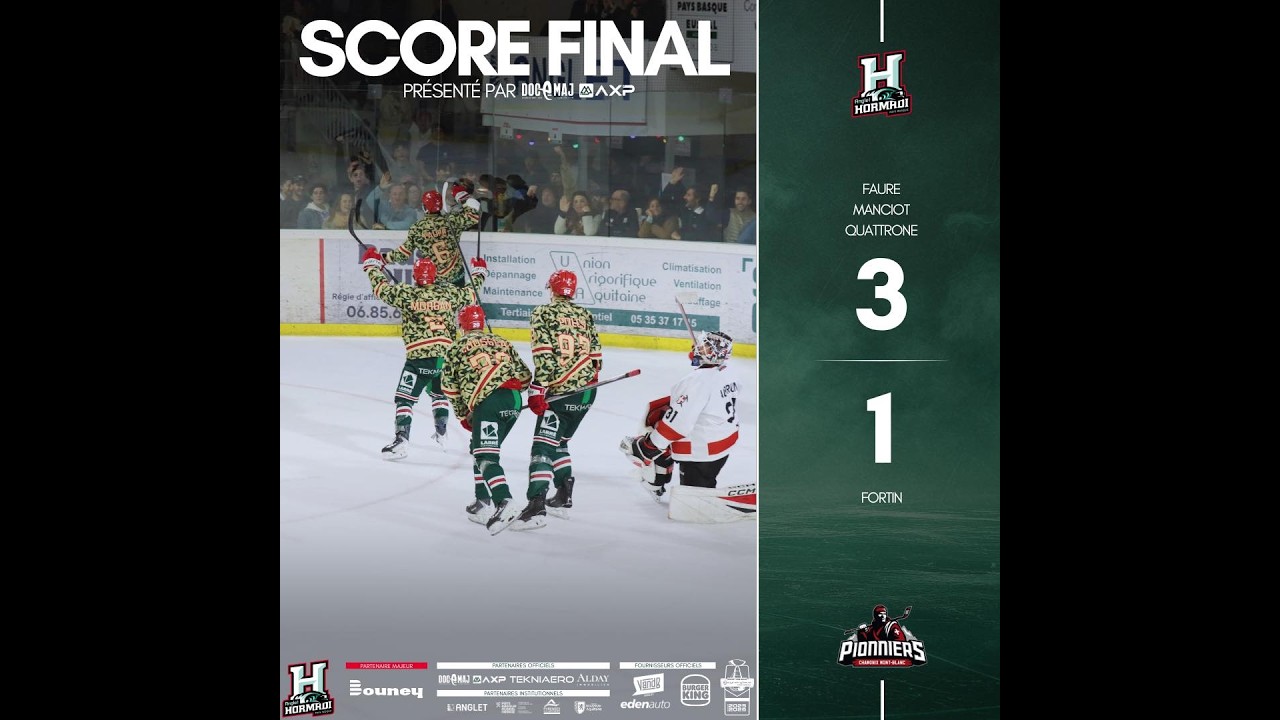 [SLM J43] Anglet Hormadi Pays Basque vs Pionniers de Chamonix