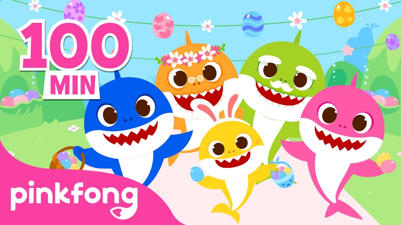 Kinderlieder Oster-Mix🐰🥚| Kinderlieder von Baby-Hai | Baby Shark Deutsch | Pinkfong Kinderlieder