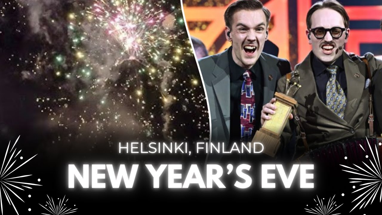 New Year 2026 Fireworks in Helsinki, Finland 🇫🇮 | 4K
