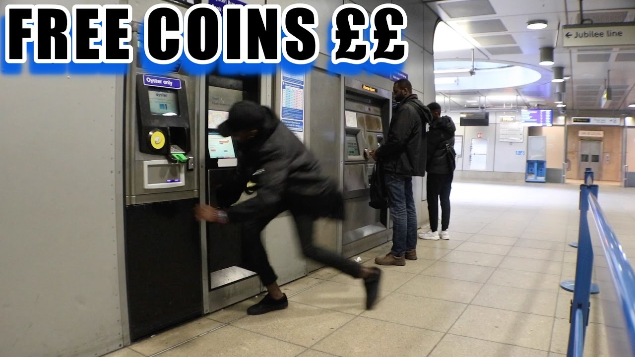 London Hacks - Free Coins In Ticket Machine