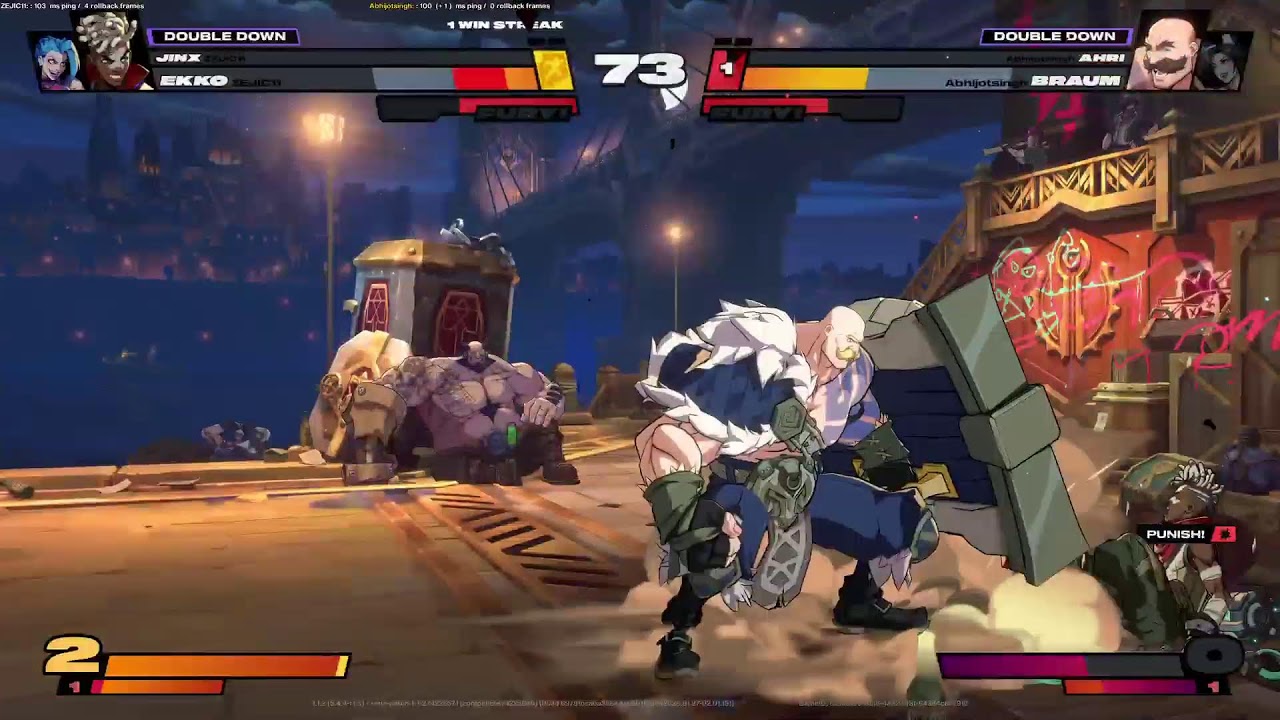 Playing 2xko in my Ps5