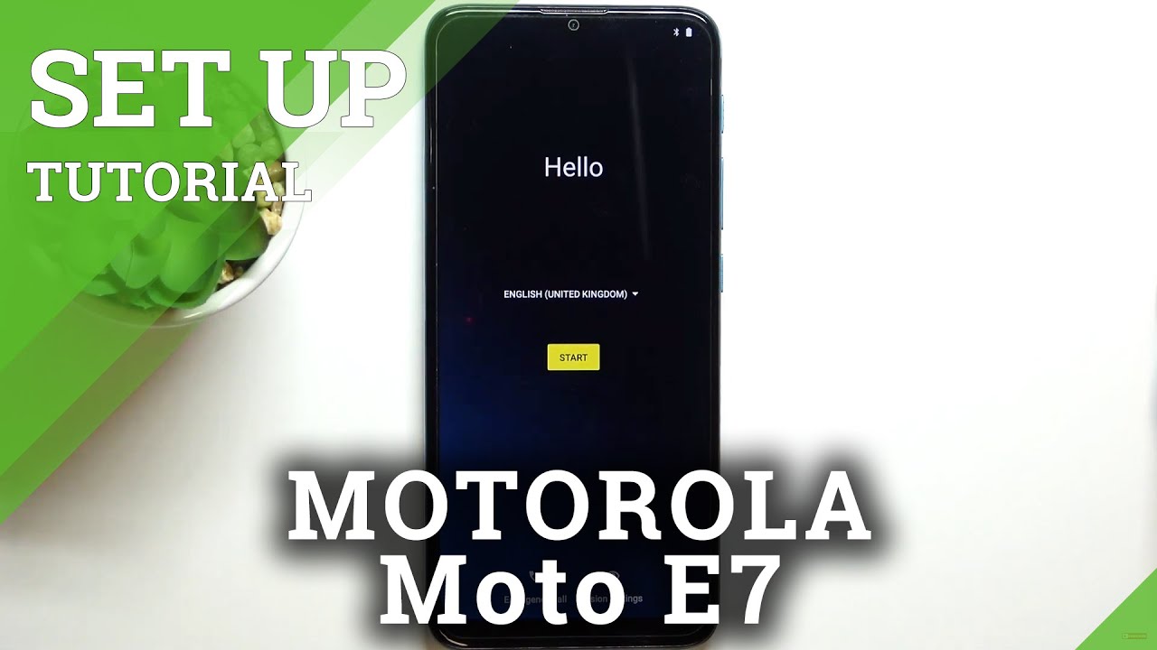 How to Set Up MOTOROLA Moto E7 &ndash; First Activation