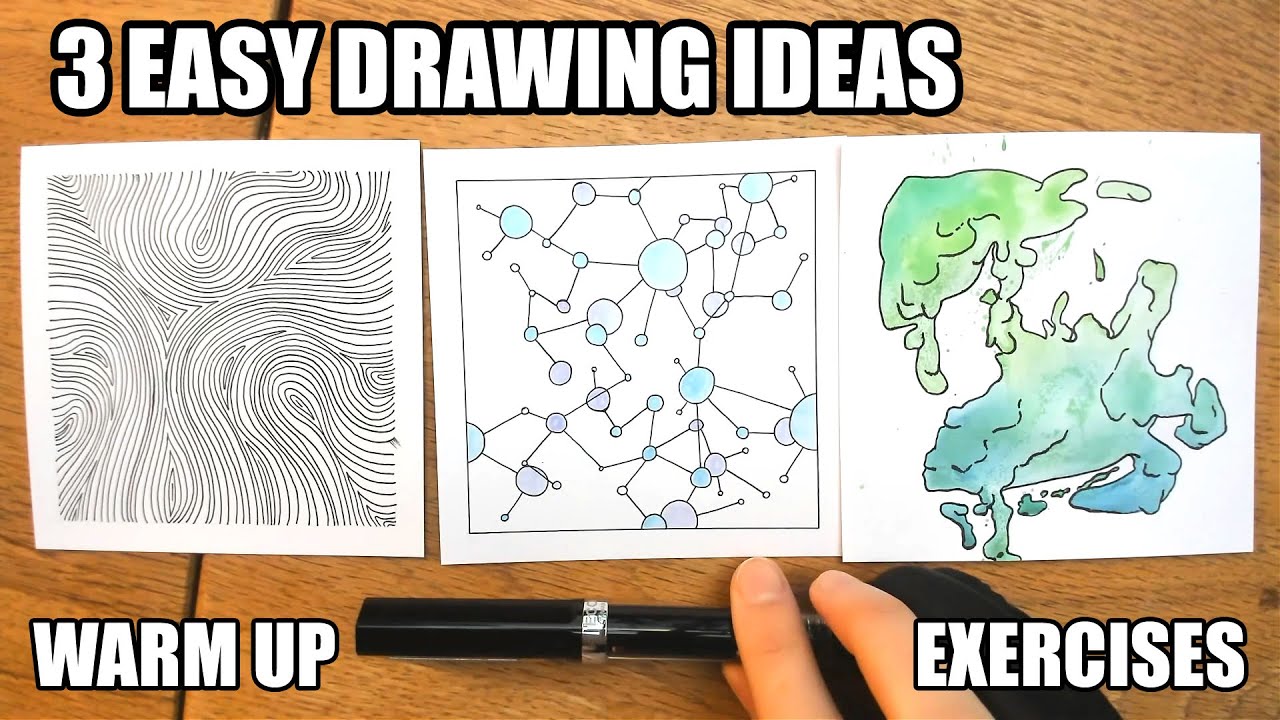 3 Easy Drawing Ideas Anybody Can Do