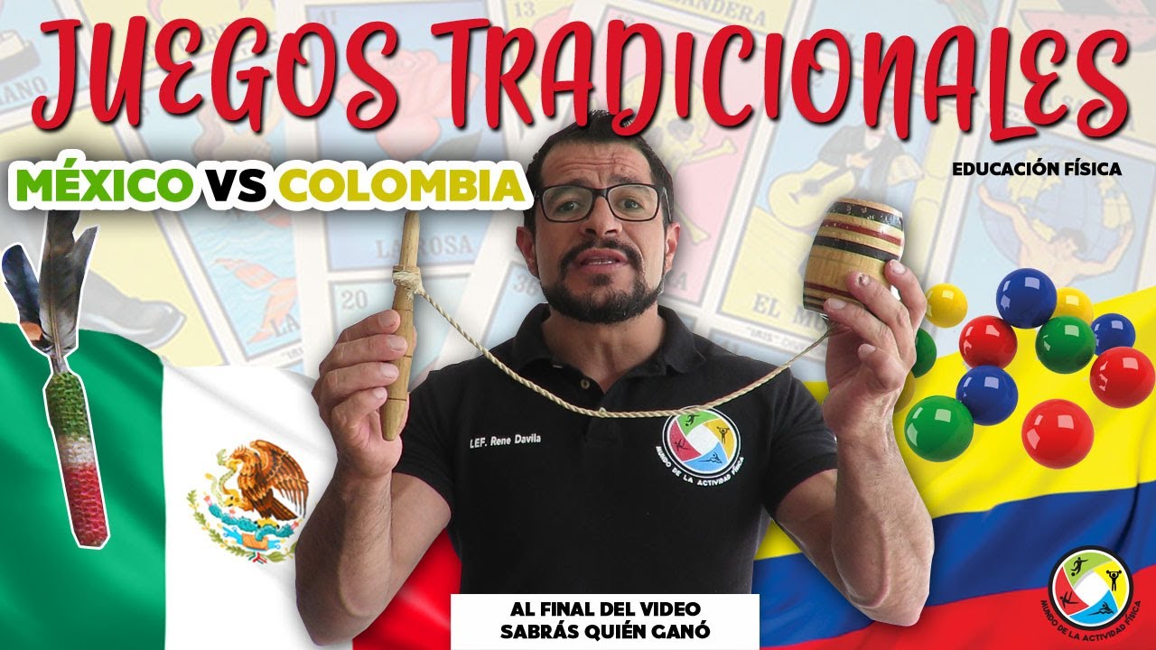 JUEGOS TRADICIONALES PARA NIÑOS EN CASA MEXICO VS COLOMBIA. Con los que se divertían papas y abuelos