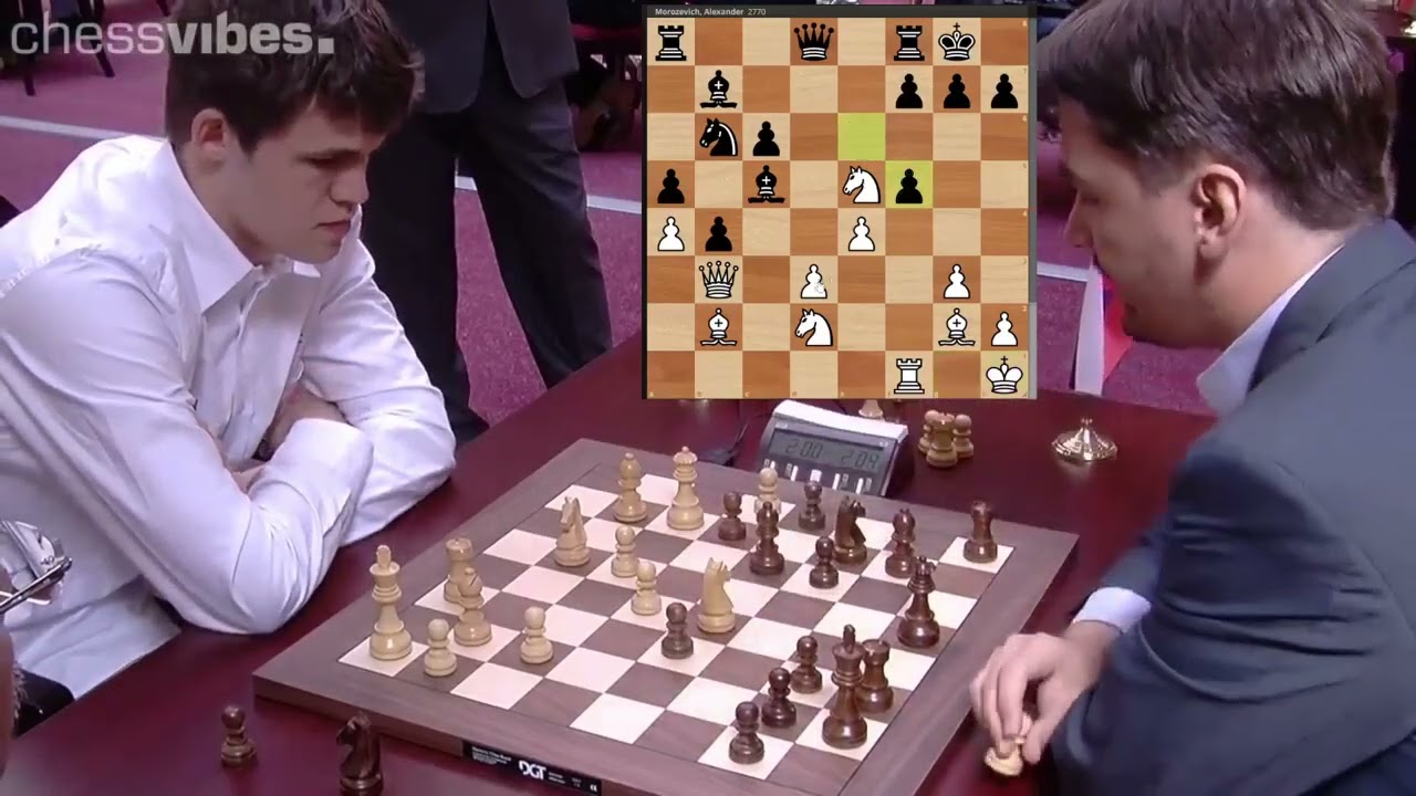 Gönüllerin Şampiyonu Dünya Şampiyonuna Karşı Masa Başında | Carlsen - Morozevich!