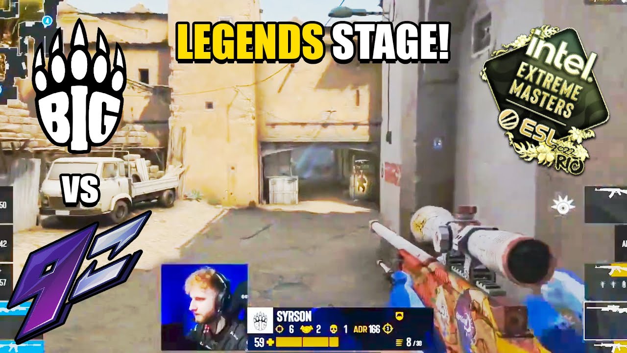 LEGENDS STAGE! - BIG vs 9z - HIGHLIGHTS - IEM Rio Major 2022 | CSGO