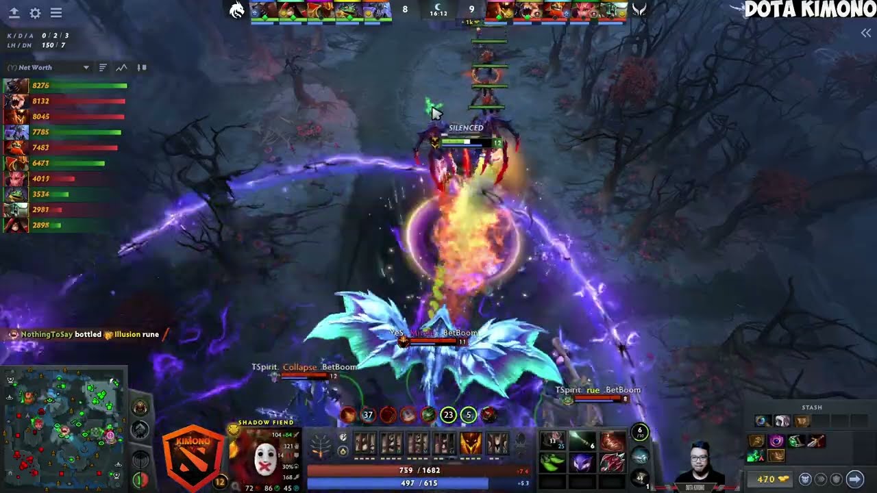 🔥 7.40C - AME SHADOW FIEND : XTREME GAMING VS TEAM SPIRIT BLAST SLAM VI DOTA 2 KDA 8 5 11 🔥 #ame