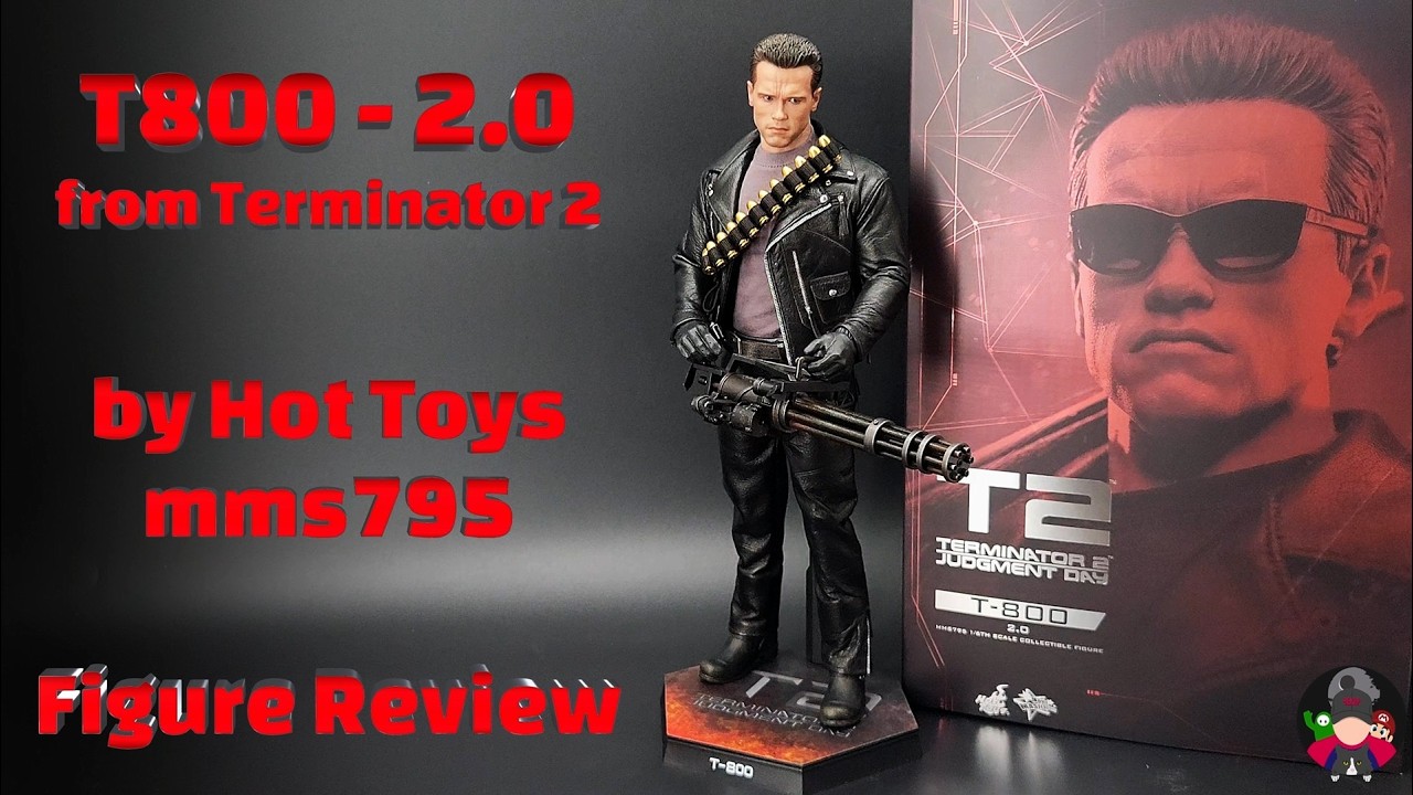 Обзор фигурки T800 2.0 из фильма «Терминатор 2» от Hot Toys mms795