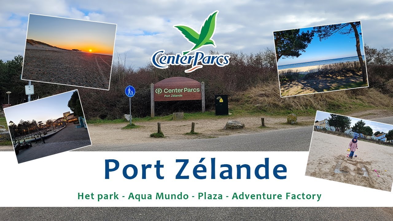 Center parcs Port Zélande vakantiepark Plaza Aqua Mundo Adventure Factory NL 4k