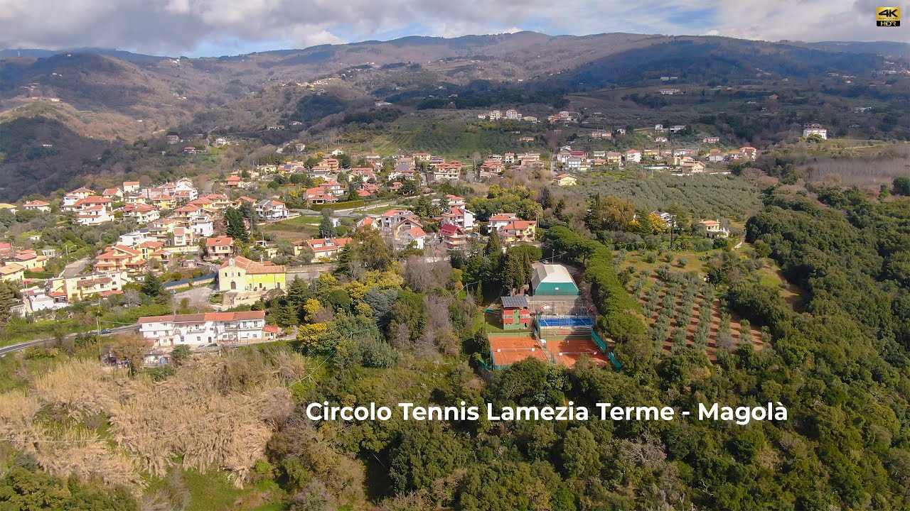 Circolo Tennis Lamezia, Magolà - Calabria | DJI Mavic 2 zoom footage 4K |
