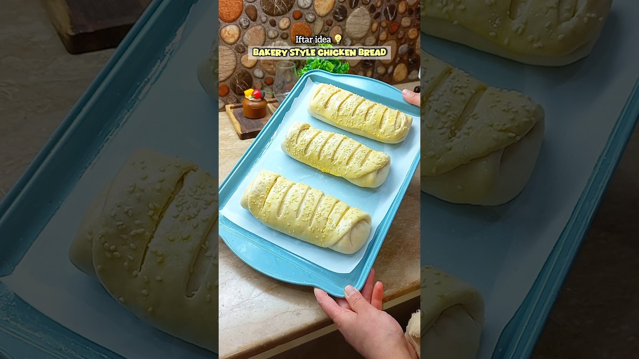 Homemade Bakery Style Chicken Bread Recipe #iftarspecial #ramadan #ytshorts #shorts #viralvideo #yt