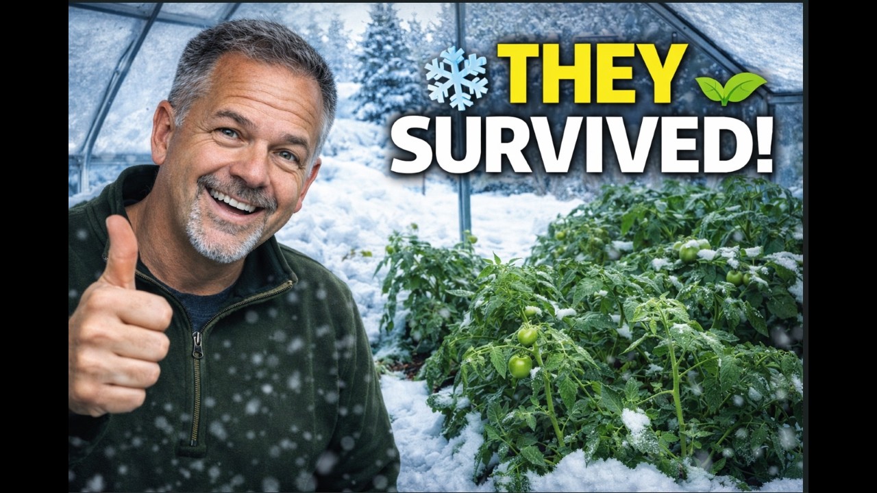 Snow Storm vs My Greenhouse… EVERYTHING Survived?! ❄️🌱