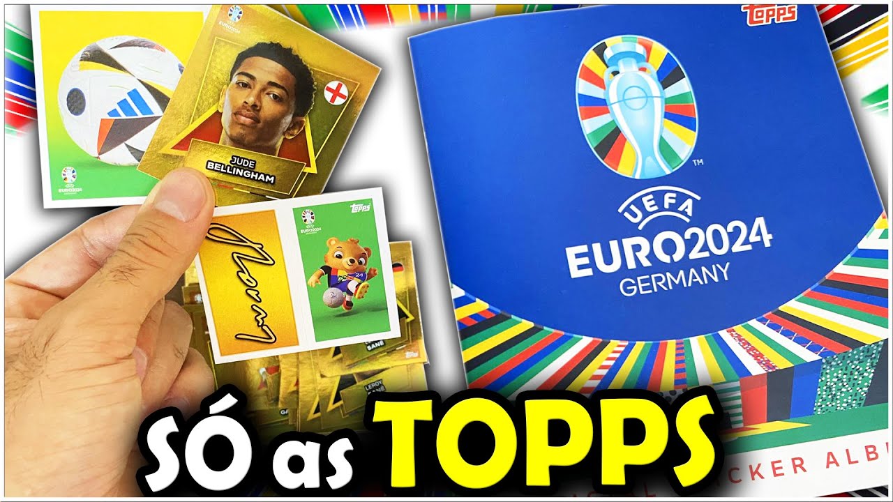 FIGURINHAS ESPECIAIS EURO 2024 - Álbum de Figurinhas da Topps