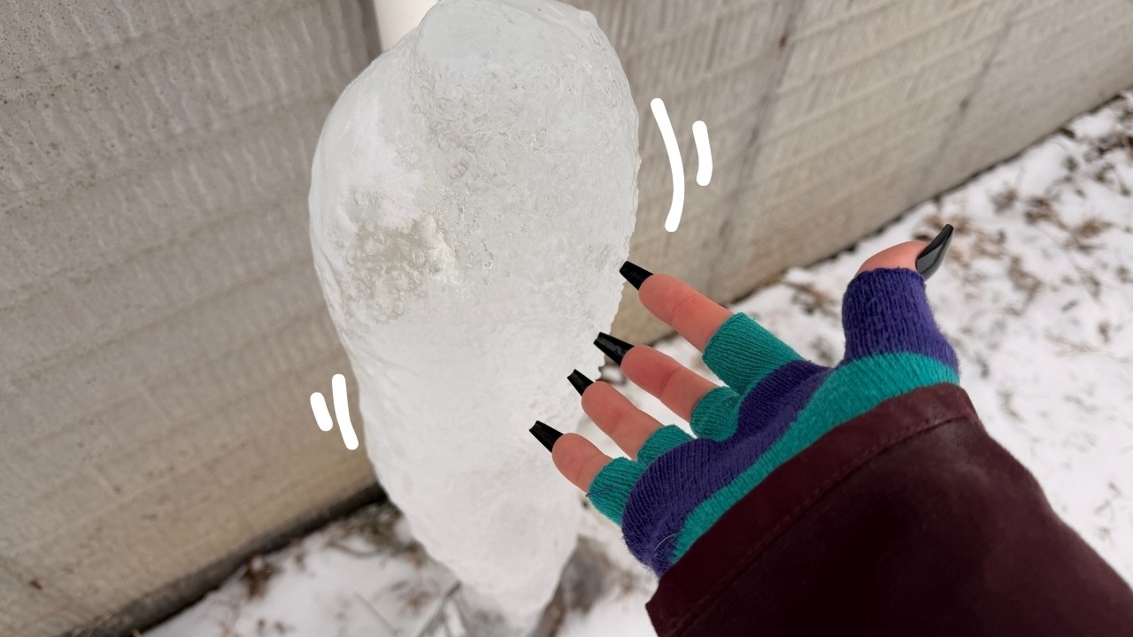 scratching on my friend, ice pp ❄️  lofi asmr