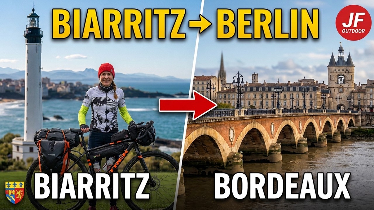 Biarritz à Berlin en vélo EP1 : Biarritz / Bordeaux Eurovelo 1#bike #cycling #bikepacking #eurovelo