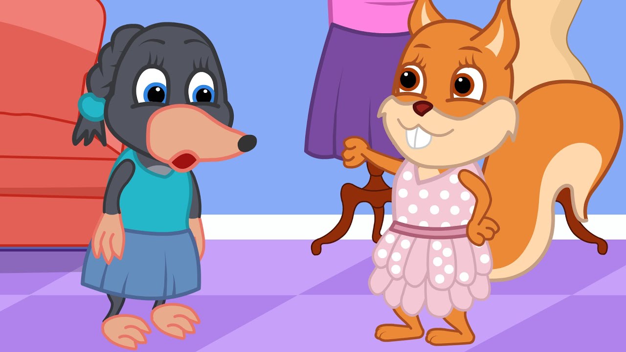 Bridie Squirrel in English - Fashionistas Cartoon for Kids