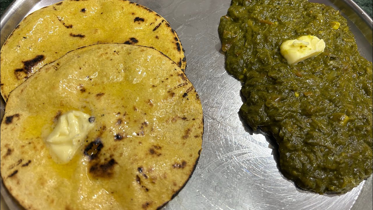 Traditional Makke Ki Roti & Sarson Ka Saag | Punjabi Winter Special Recipe | Desi Food
