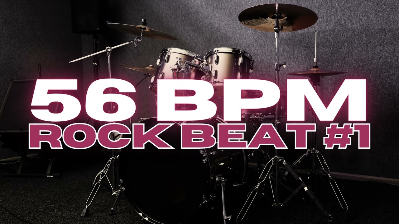56 BPM - Rock Drum Beat - Loop 1