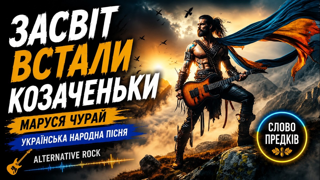 Засвіт встали козаченьки — Маруся Чурай (укр. народна пісня) | Слово предків | alternative rock