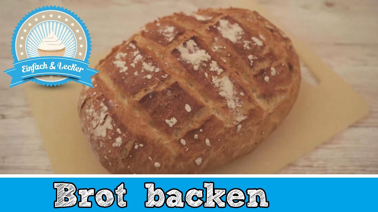 Schnelles Brot backen mit knuspriger Kruste 🍞