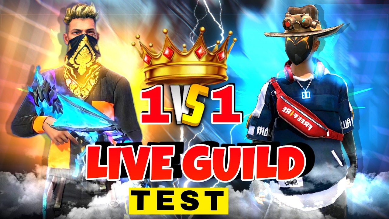 😱 99% Players Lose This 1 VS 1 Guild Test! Live Guild Test Free Fire Live Testing Guild Fest Live