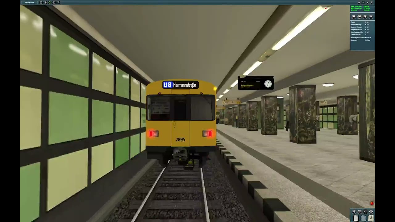 TS2009 U-Bahn Sim Berlin: U8 Pendelverkehr im F90/F87