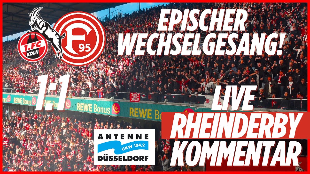 Fortunas epischer Wechselgesang lässt den FC verstummen! ( 1.FC Köln - Fortuna Düsseldorf 1:1)24/25