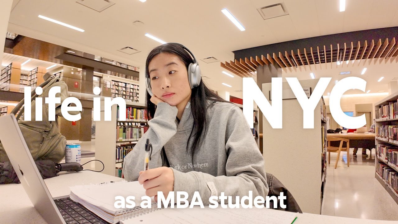 LIVING IN NYC | productive study vlog, finals week at MBA school, reflection on the first semester
