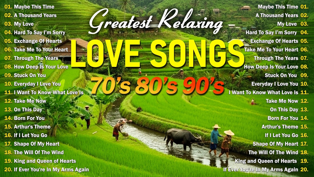 130 FOR HER GREATEST LOVE SONGS OF ALL TIME - OLDIES BUT GOODIES LOVE SONGS 70S, 80S, & 90S