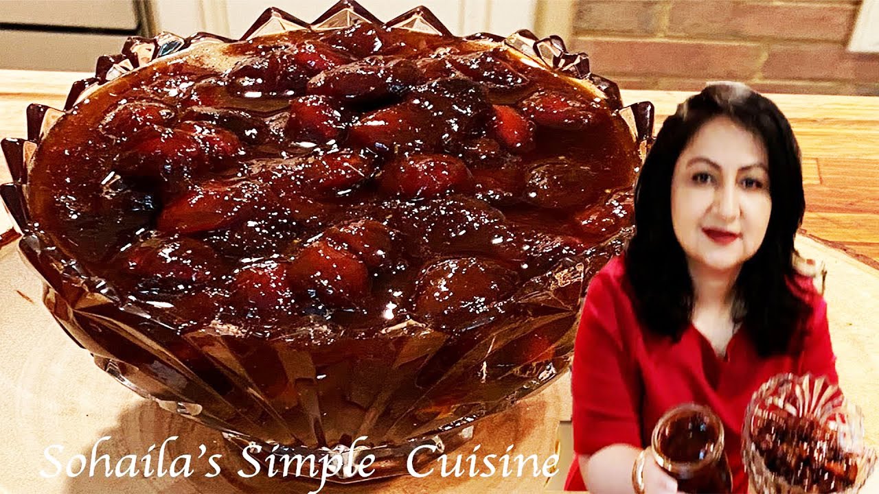 Delicious Afghan Style Dried Plum Jam | Quick and Easy | مربای ‌آلوبخارا