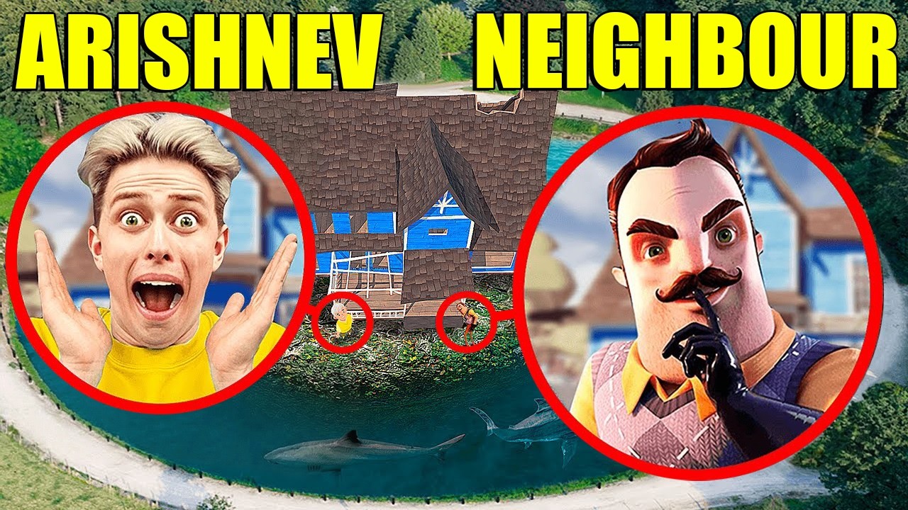 МОЙ ДРОН нашёл дом Привет Соседа в Реальном мире! ** Hello Neighbor **