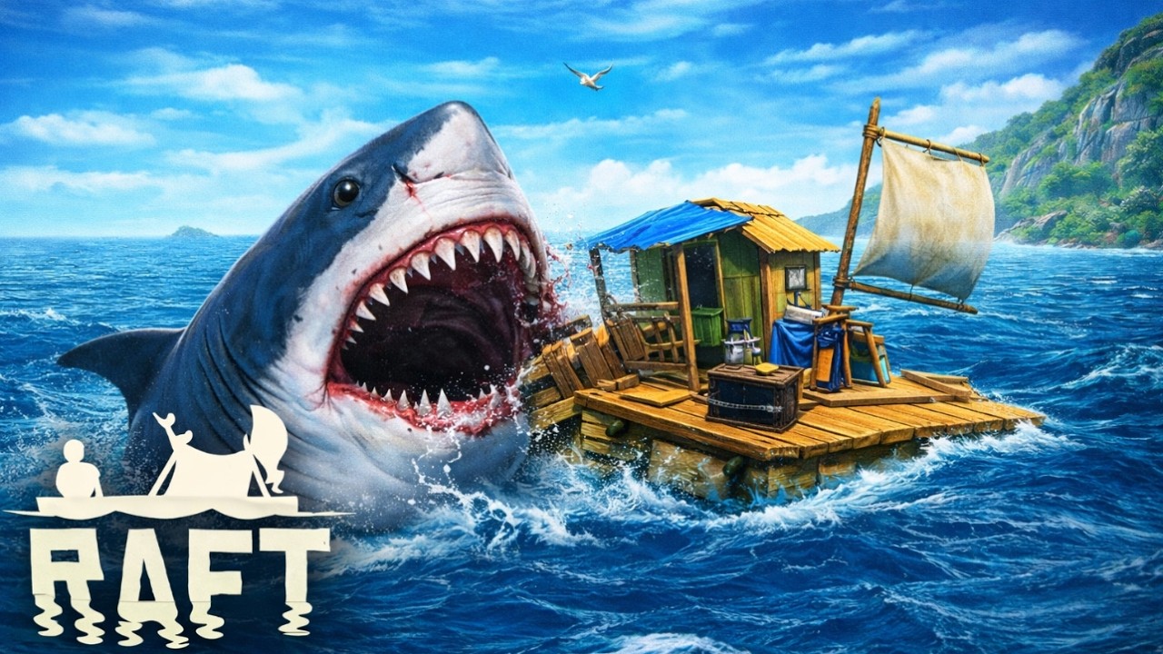 Mein erstes MAL RAFT… es wird besser🦈 | Teil 2