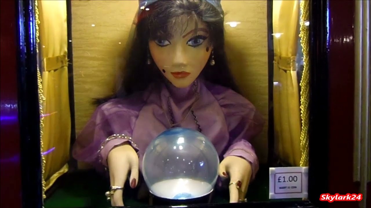 Coin Operated Fortune Teller Amusement Arcade Machine