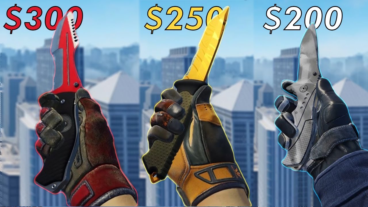 15 BEST Budget KNIFE & GLOVE COMBOS CS2 2025