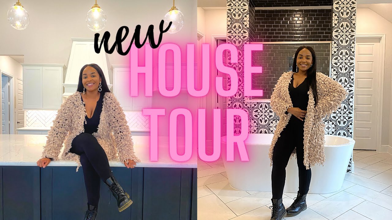 MODERN NEW BUILD CONSTRUCTION HOME IN TX | UNFURNISHED EMPTY HOUSE TOUR 2022 | BOSSMOMPO
