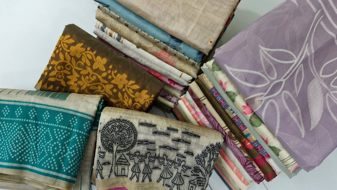 #Cora Jamdani Sarees 🙏@Sri Vignaraja Fabrics 👍