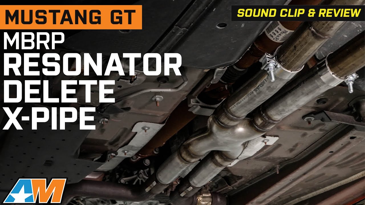 2015-2024 Mustang GT MBRP Armor Plus Resonator Delete X-Pipe Review & Sound Clip